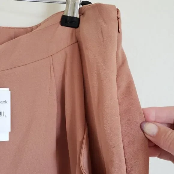 Elodie Flared Leg High Rise Side Zip Back Elastic Waist Dress Pants Size XL - Picture 7 of 8